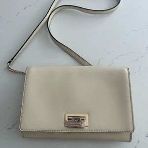 Kate Spade Cream Flat Purse